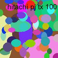 hitachi pj tx 100